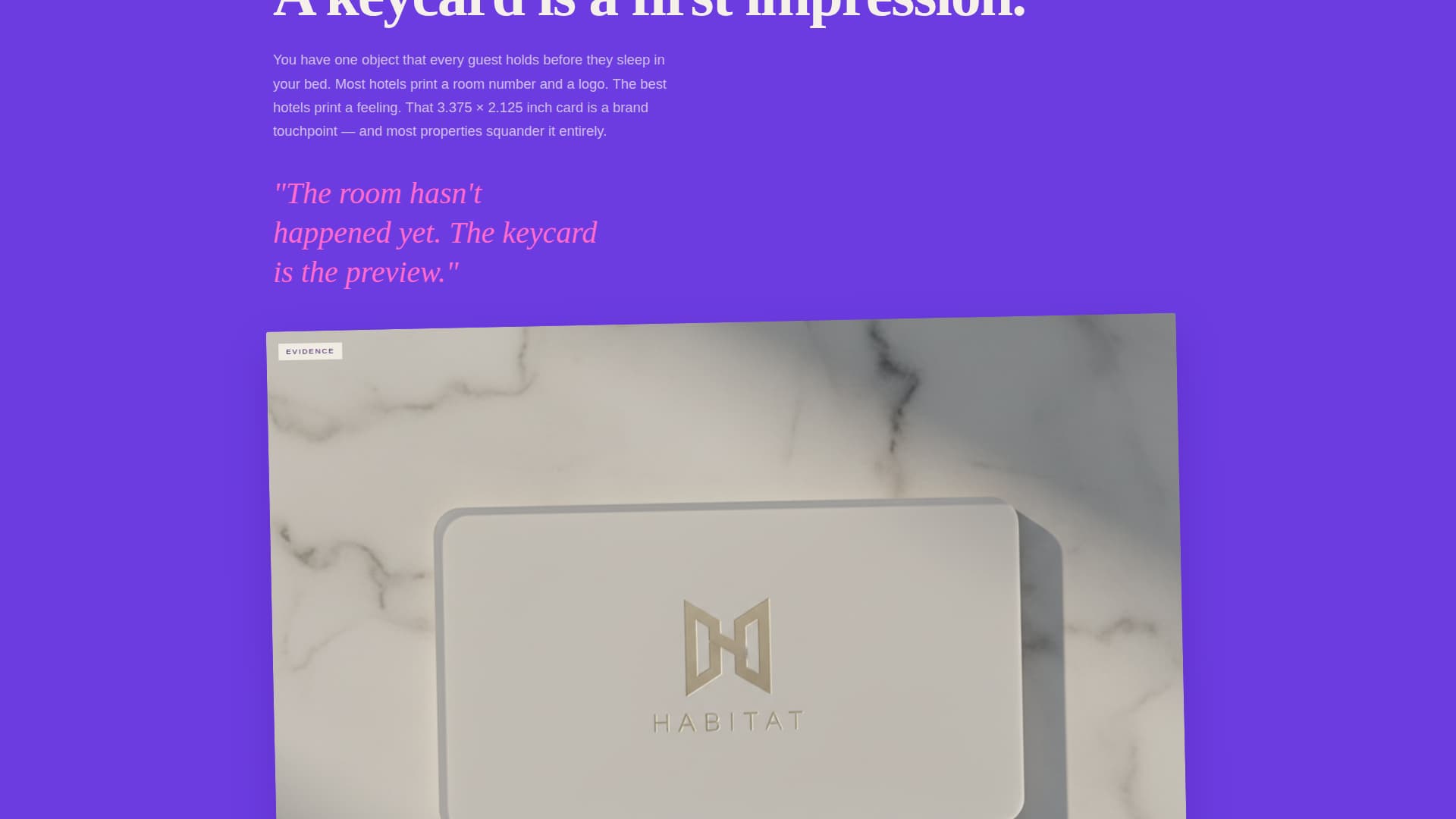 Imprint - Distinctive Hospitalitybranding Landing Page Template