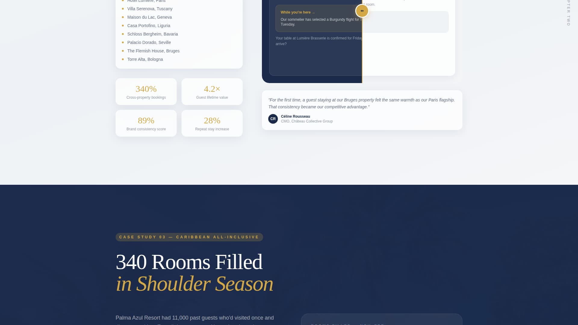 Inbox - Elegant Hospitality Landing Page Template