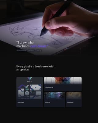 Illustrator Portfolio Portfolio Website Template