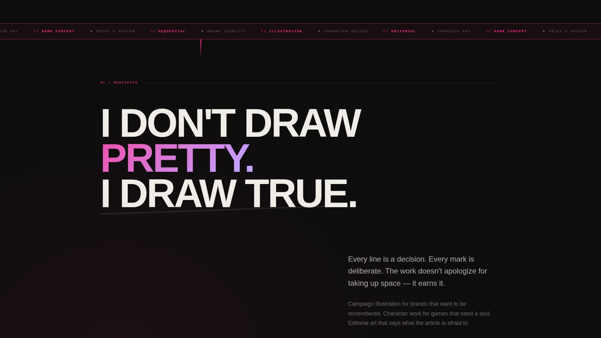 Inkblot - Bold Illustrator Landing Page Template