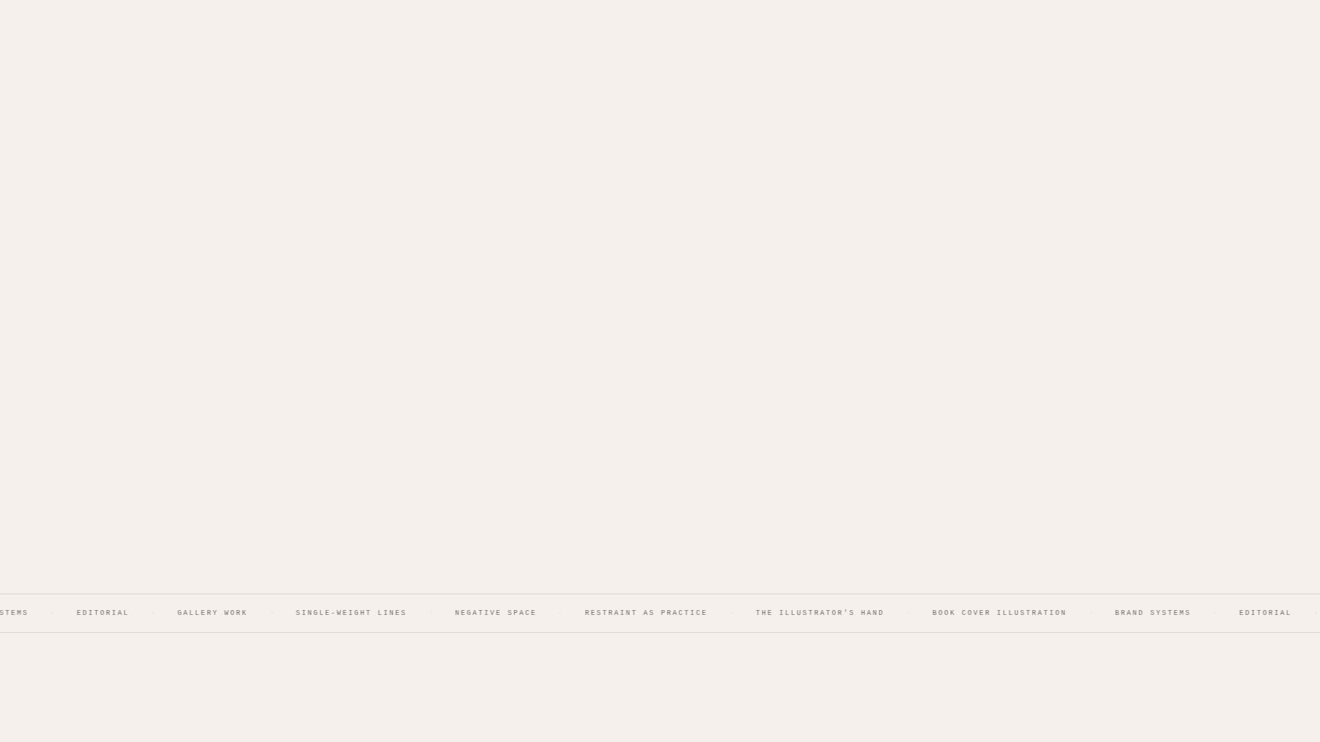 Inkwell - Minimalist Illustrator Landing Page Template