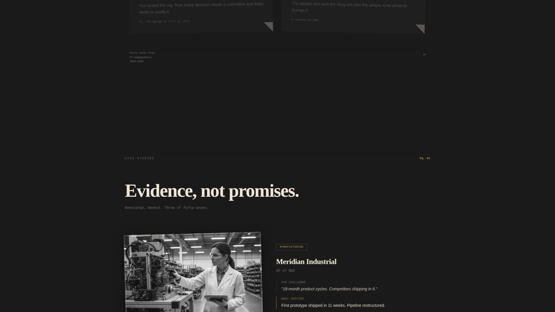 Catalyst - Bold Innovationconsultancy Landing Page Template