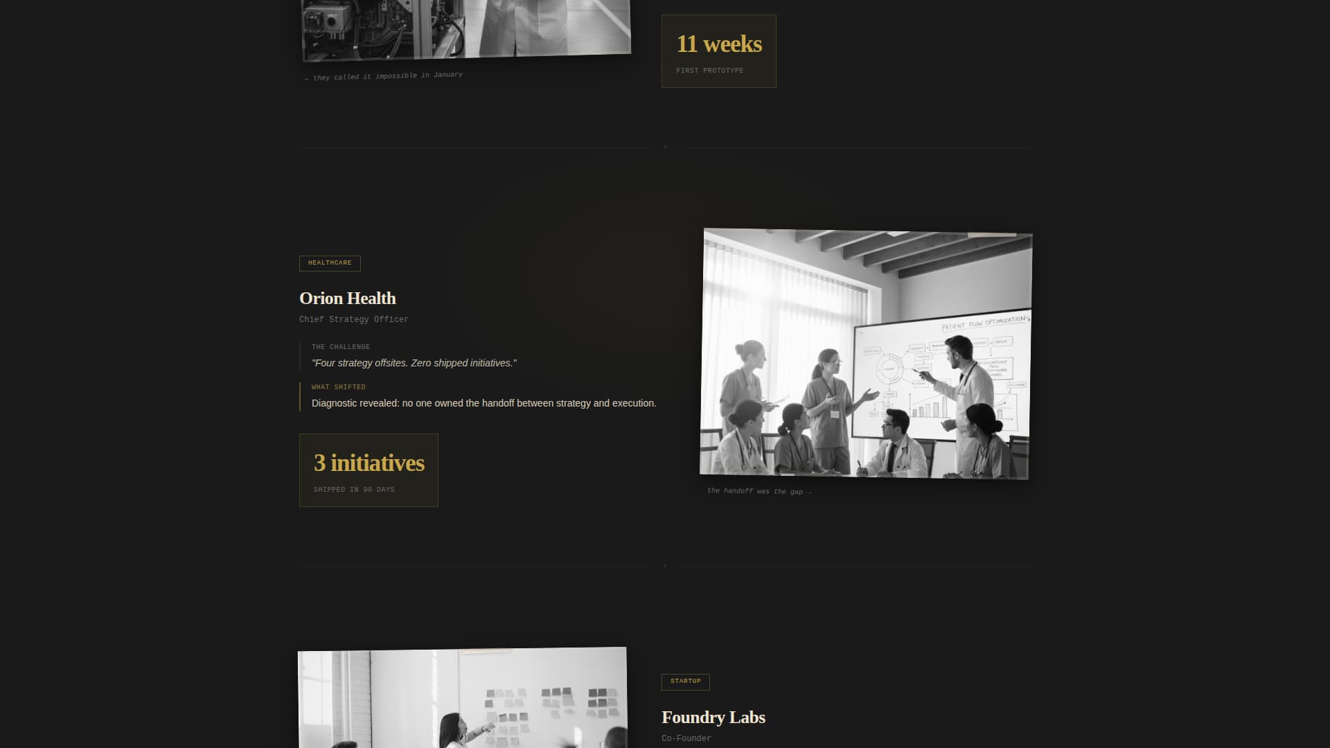 Catalyst - Bold Innovationconsultancy Landing Page Template