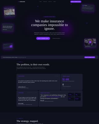 Underwrite - Compelling Insurancemarketing Landing Page Template