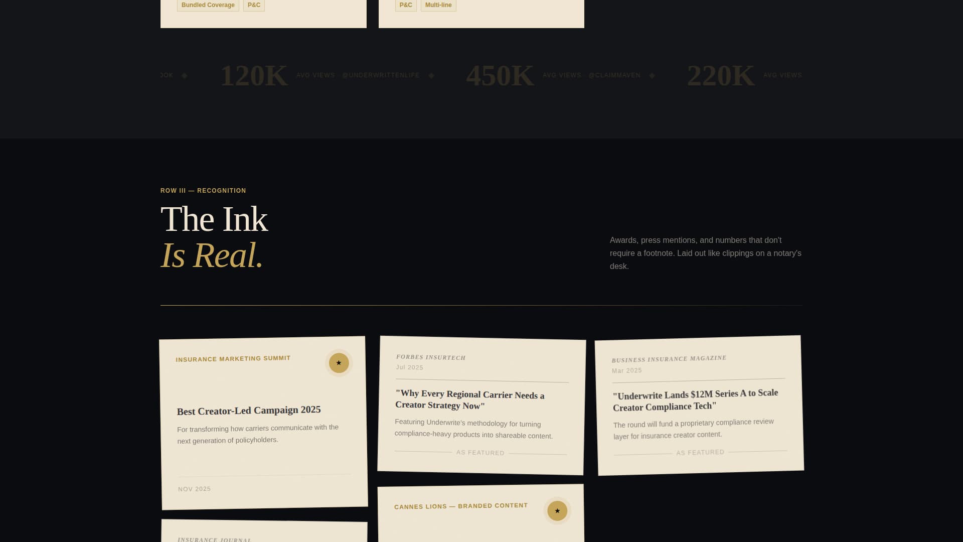 Underwrite - Bold Insurance Landing Page Template