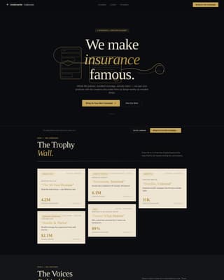 Underwrite - Bold Insurance Landing Page Template