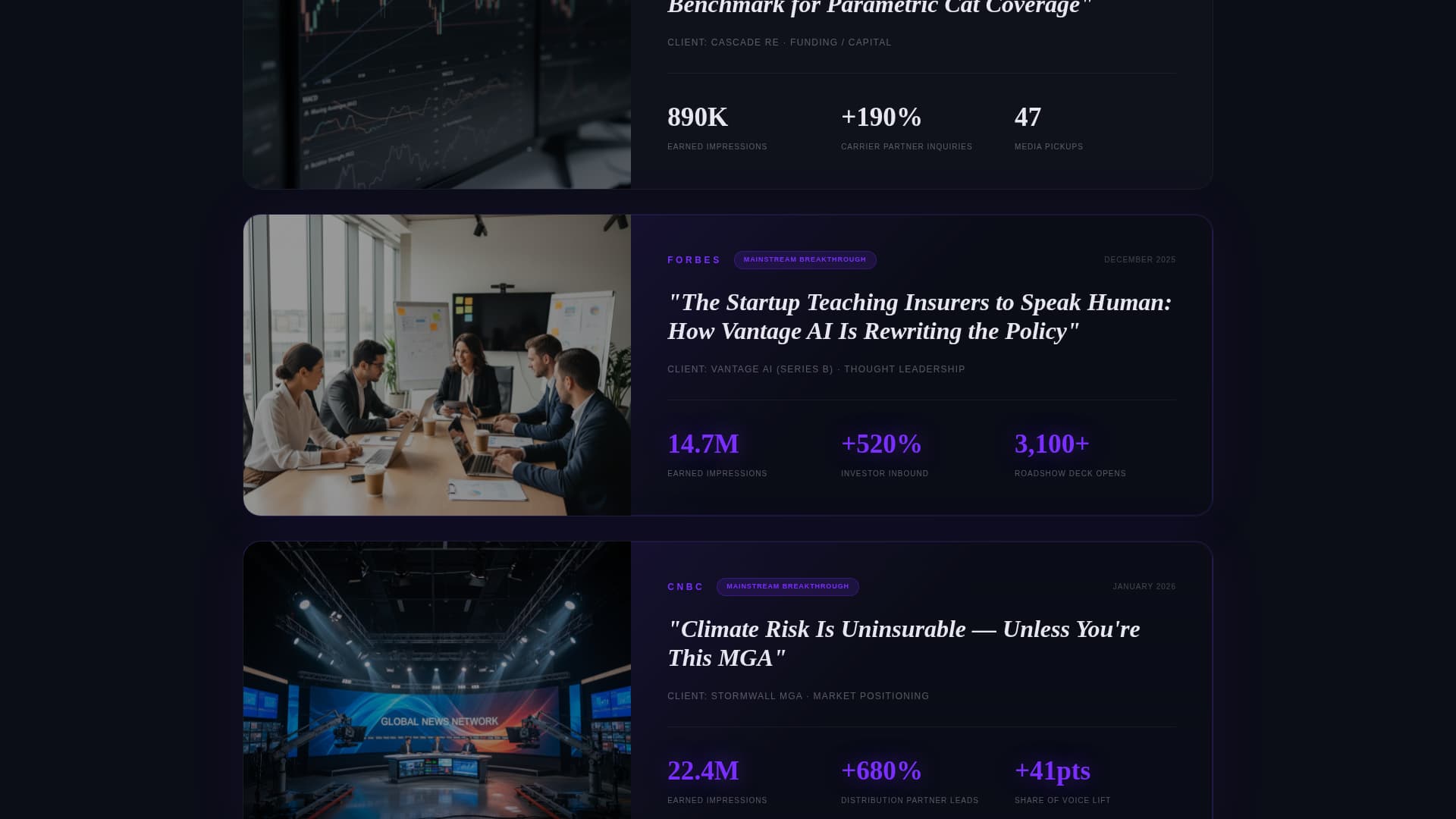 Insurance Marketing & Agency Portfolio Website Template