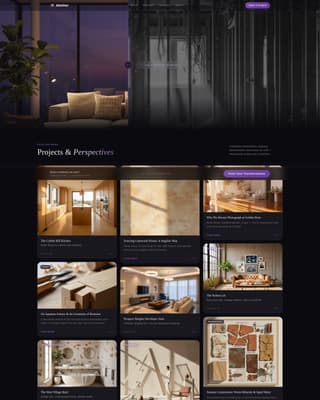 Atelier - Transformative Interiordesigner Landing Page Template