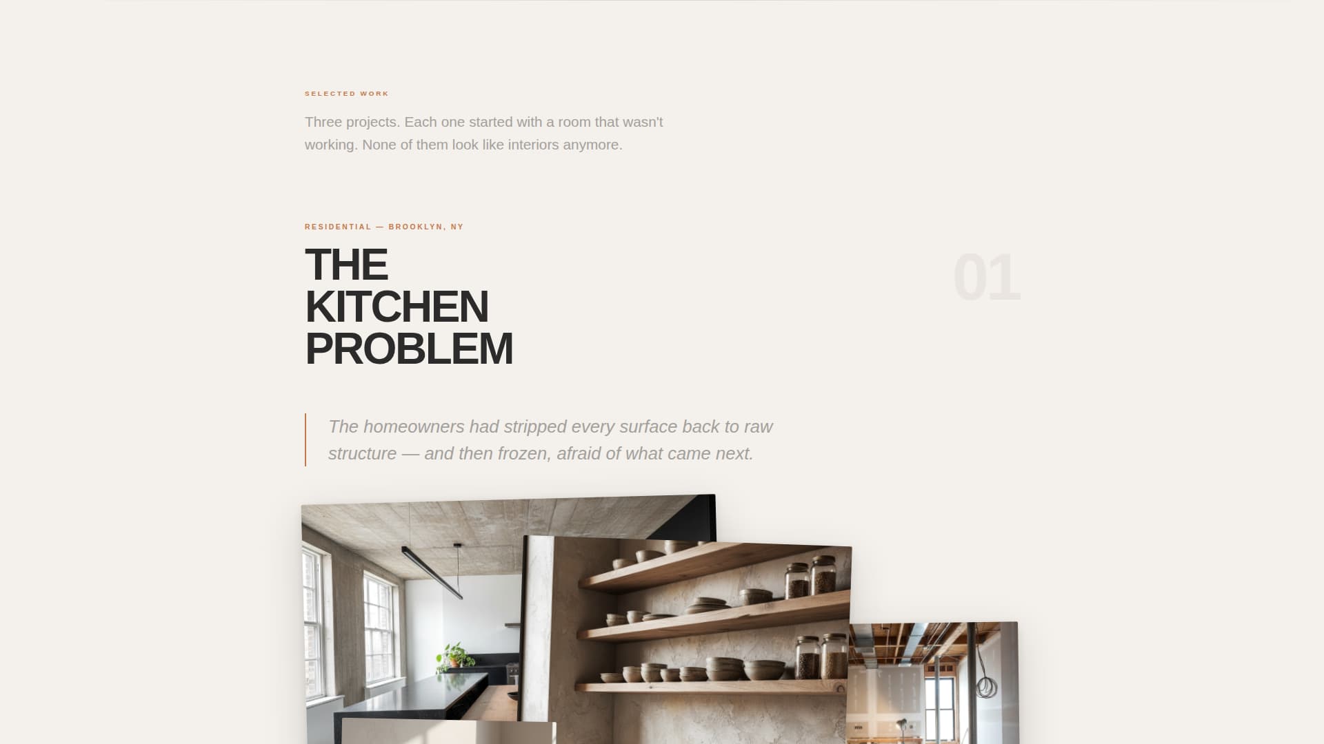 Interior - Modern Designer Landing Page Template