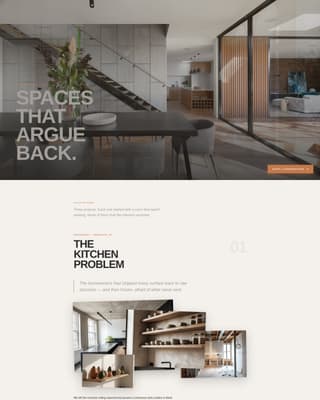 Interior - Modern Designer Landing Page Template
