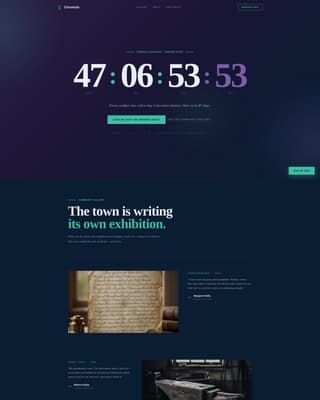 Archive — Authoritative Historical Society Landing Page Template