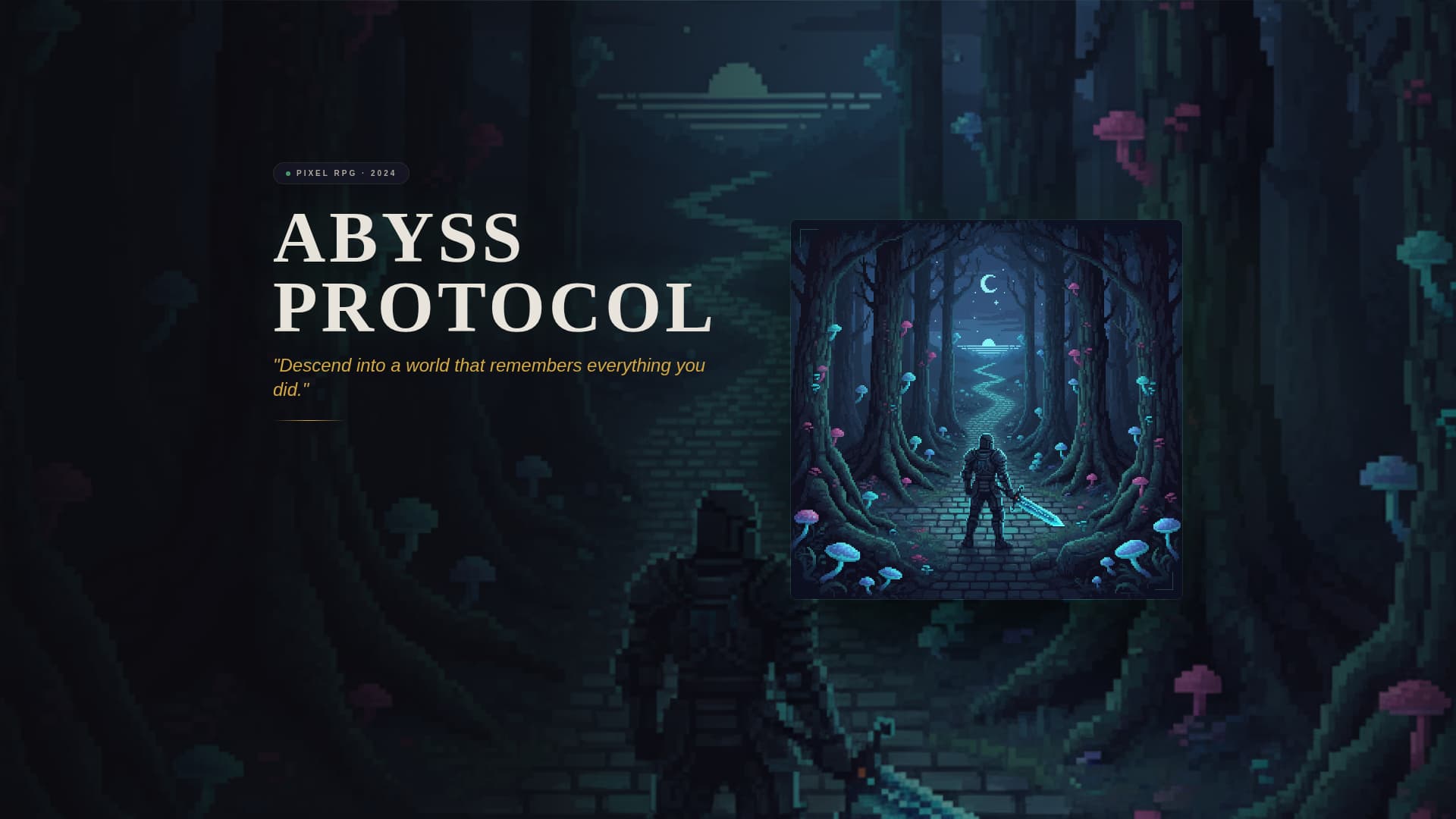 Forge - Immersive Indiegame Landing Page Template