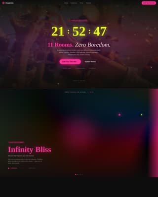 Dopamine - Immersive Experience Landing Page Template