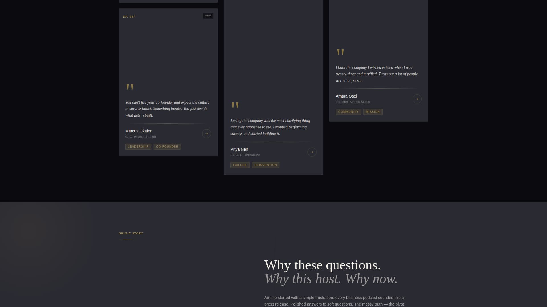 Airtime - Compelling Talkpodcast Landing Page Template