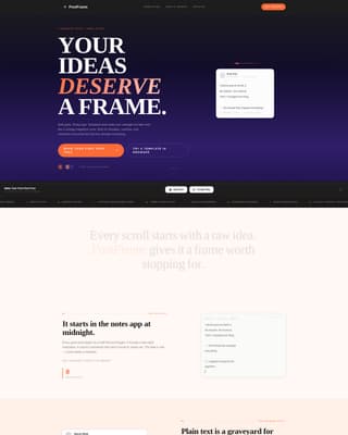 Postframe - Bold LinkedIn Landing Page Template