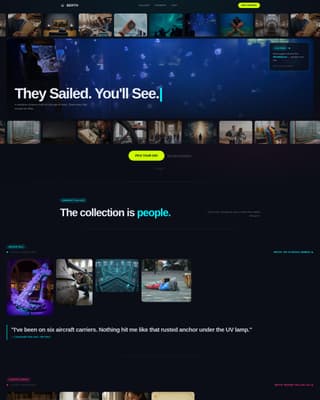 Berth - Immersive Maritime Landing Page Template