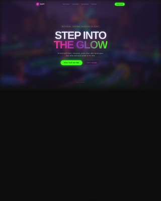 Putt - Electrifying Golf Landing Page Template