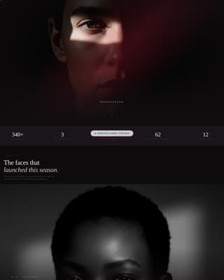 Folio - Iconic Modelmanagement Landing Page Template