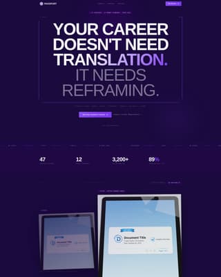 Passport - Elite Internationalcareer Landing Page Template