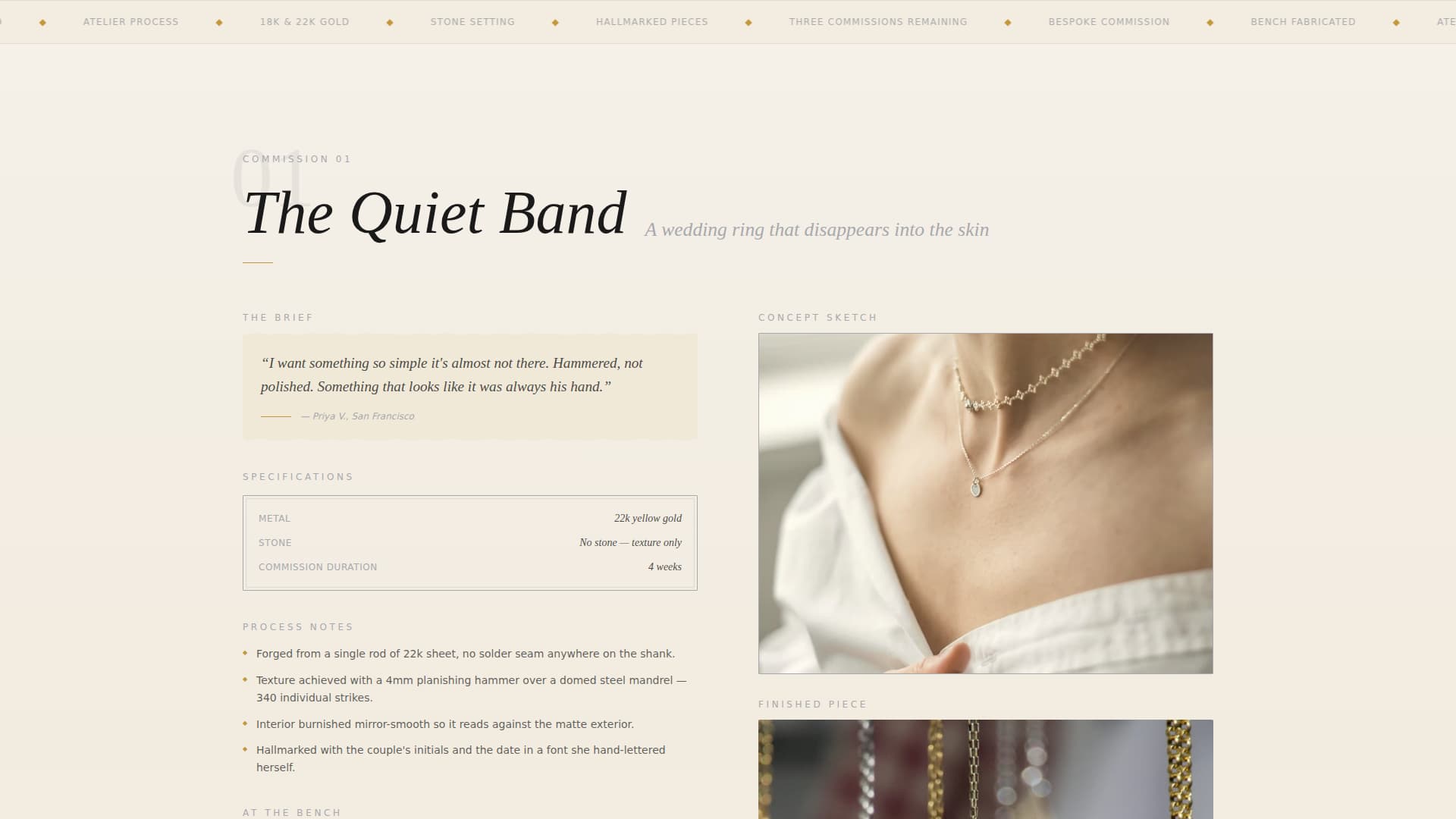 Facet - Immersive Jeweler Landing Page Template