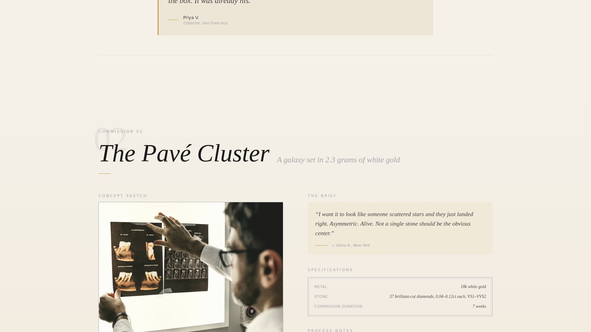 Facet - Immersive Jeweler Landing Page Template