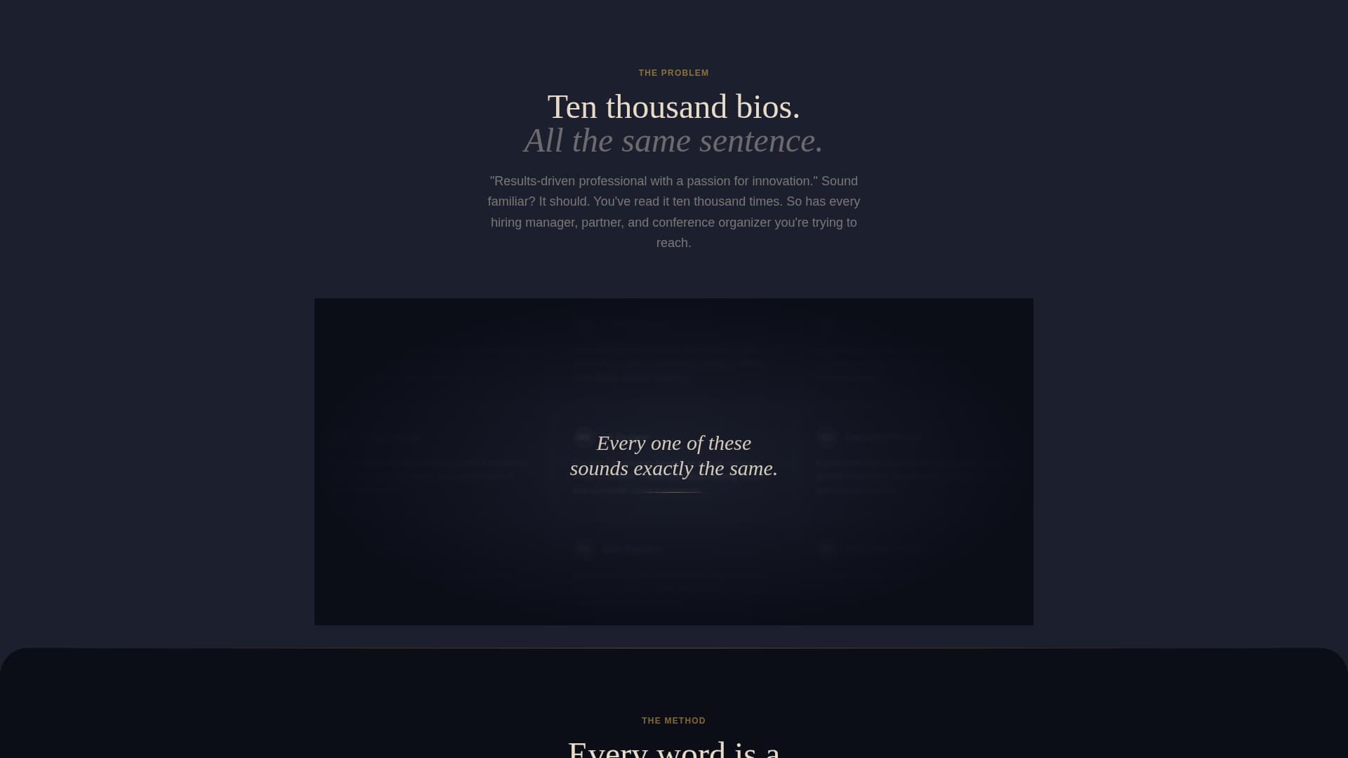 Impress - Magnetic Bio Landing Page Template