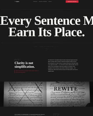 Byline - Authoritative Journaleditor Landing Page Template