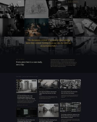 Journalist Portfolio Portfolio Website Template