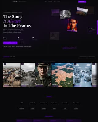 Journalist Portfolio Careers Website Template