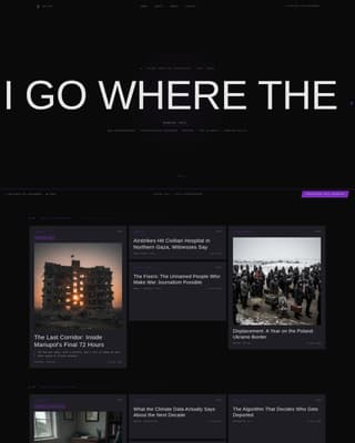 Byline - Bold Journalist Landing Page Template