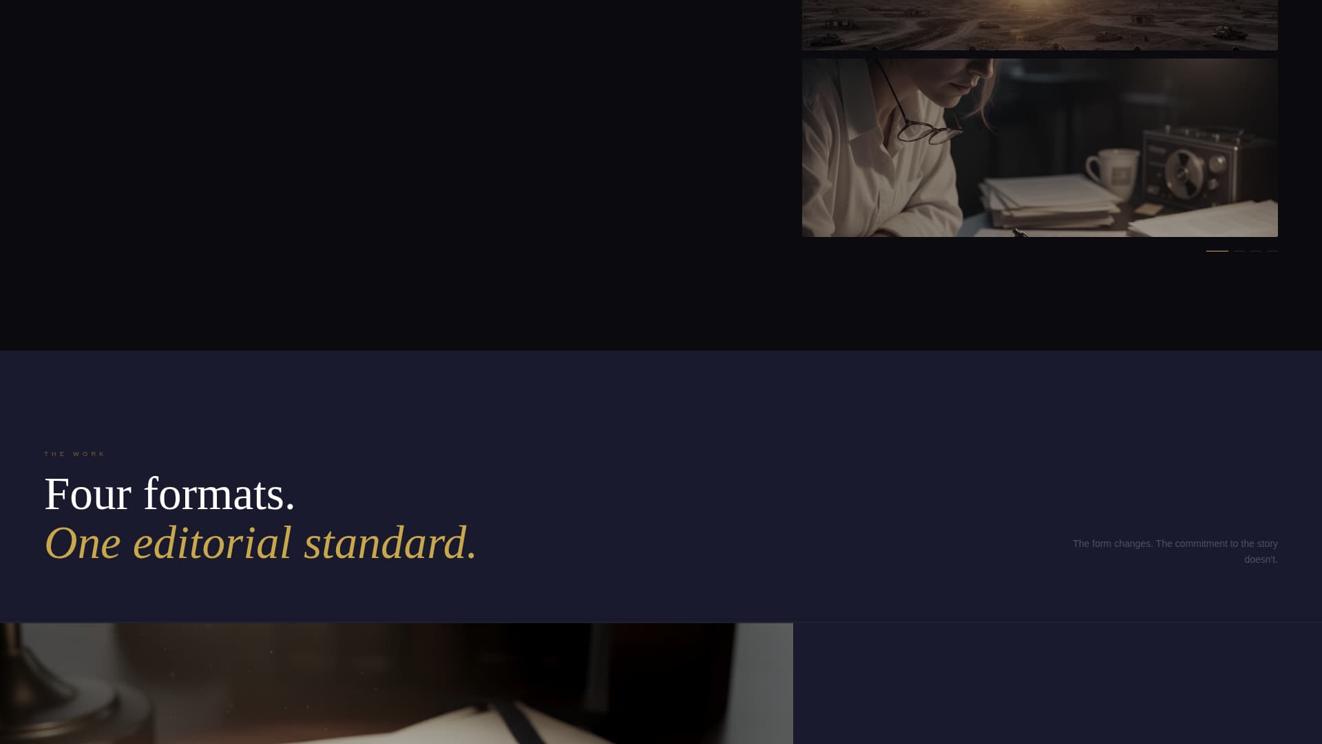 Byline - Immersive Journalist Landing Page Template