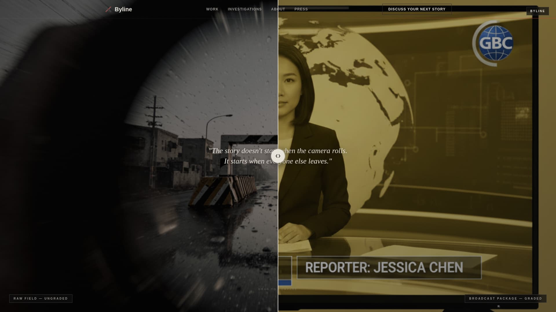 Journalist Portfolio Directory Website Template