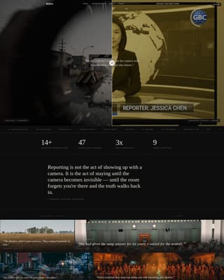 Journalist Portfolio Directory Website Template