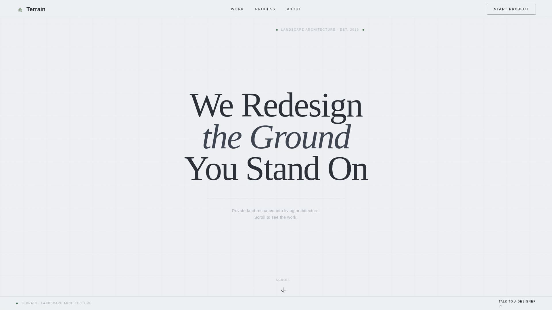 Terrain - Stunning Landscaper Landing Page Template
