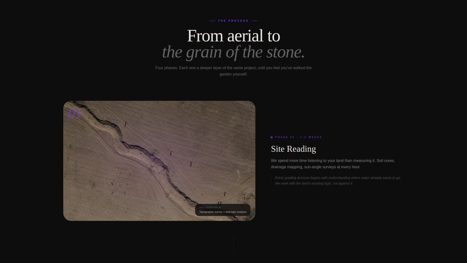 Terrain - Immersive Landscaping Landing Page Template