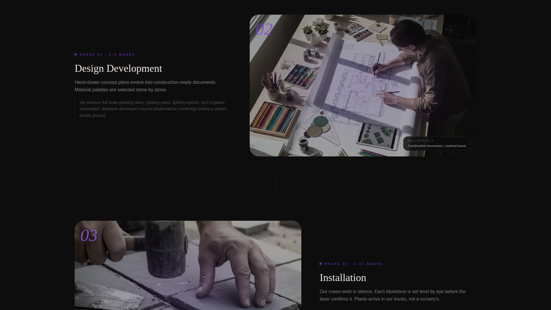 Terrain - Immersive Landscaping Landing Page Template