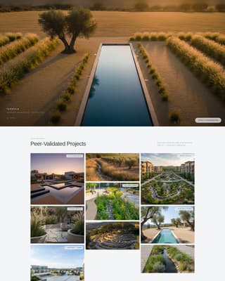 Terrain - Awardwinning Landscape Landing Page Template