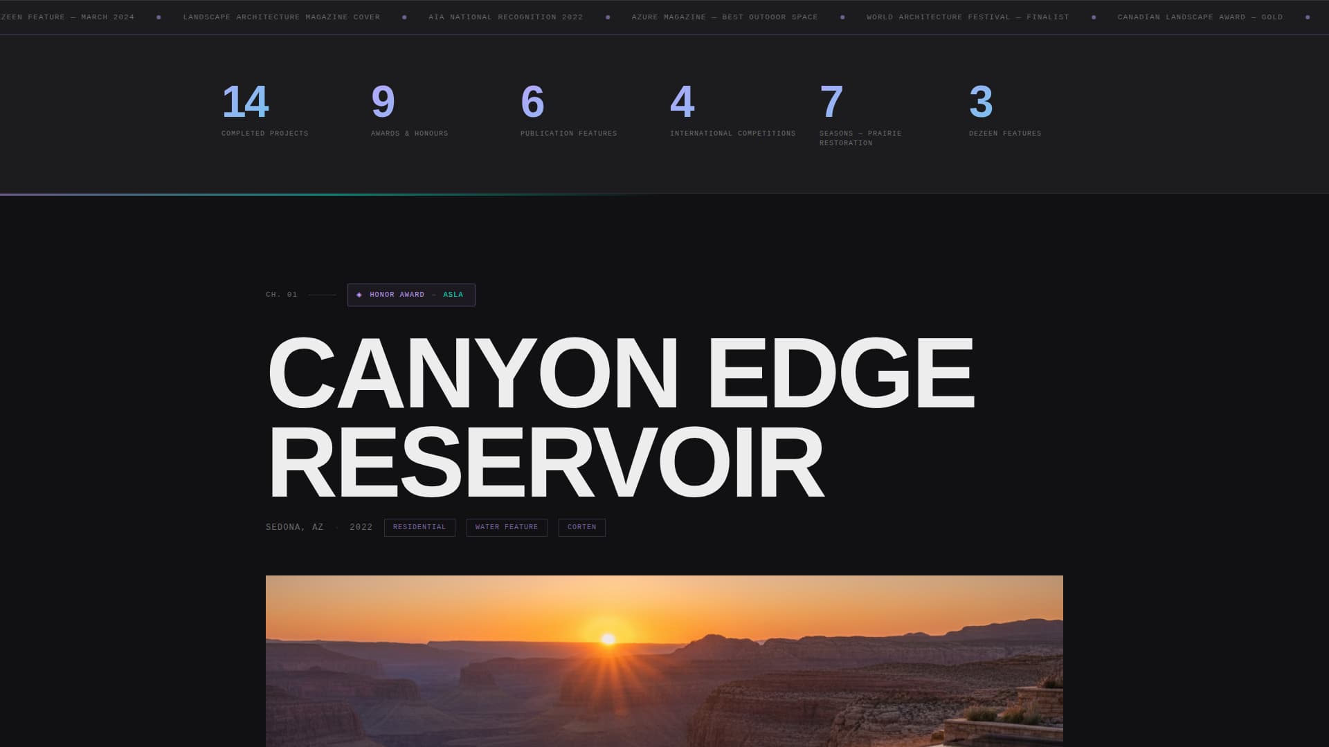 Landscape - Premium Designer Landing Page Template