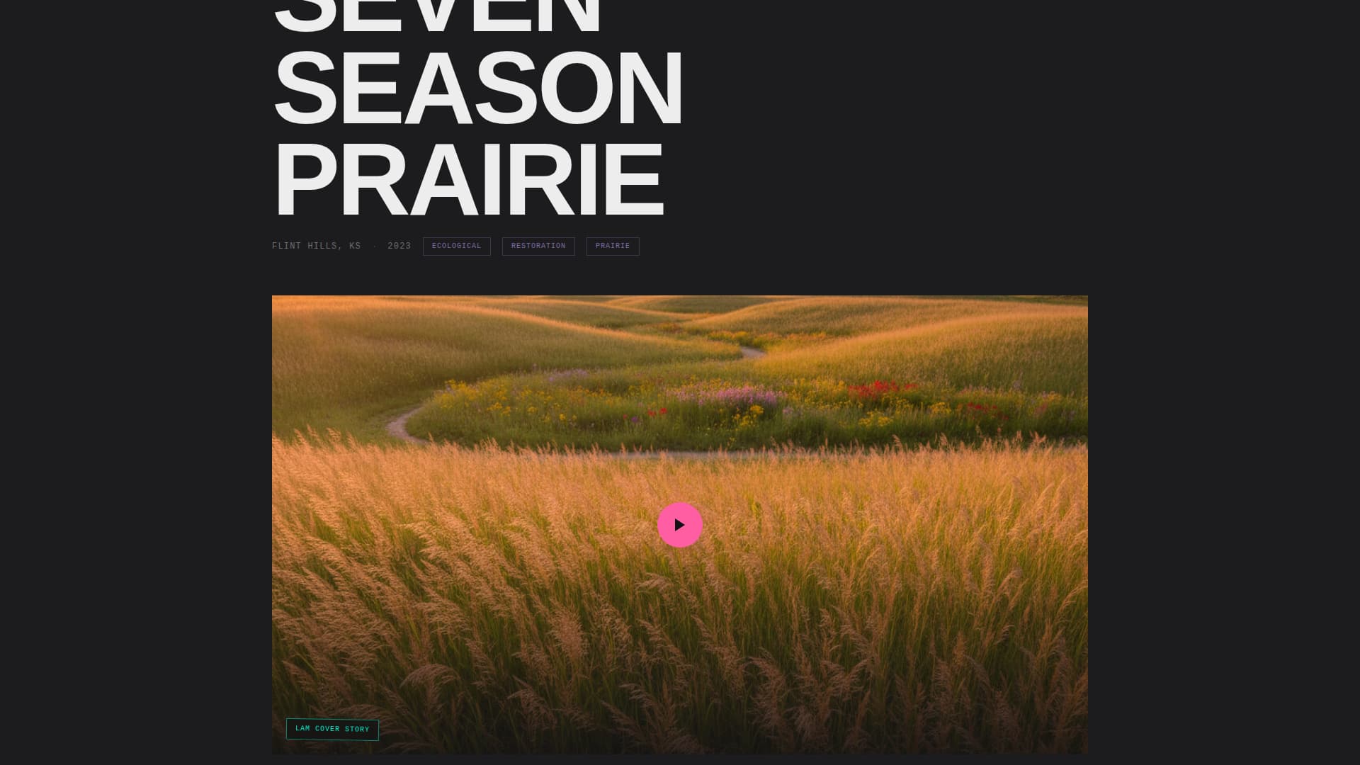 Landscape - Premium Designer Landing Page Template