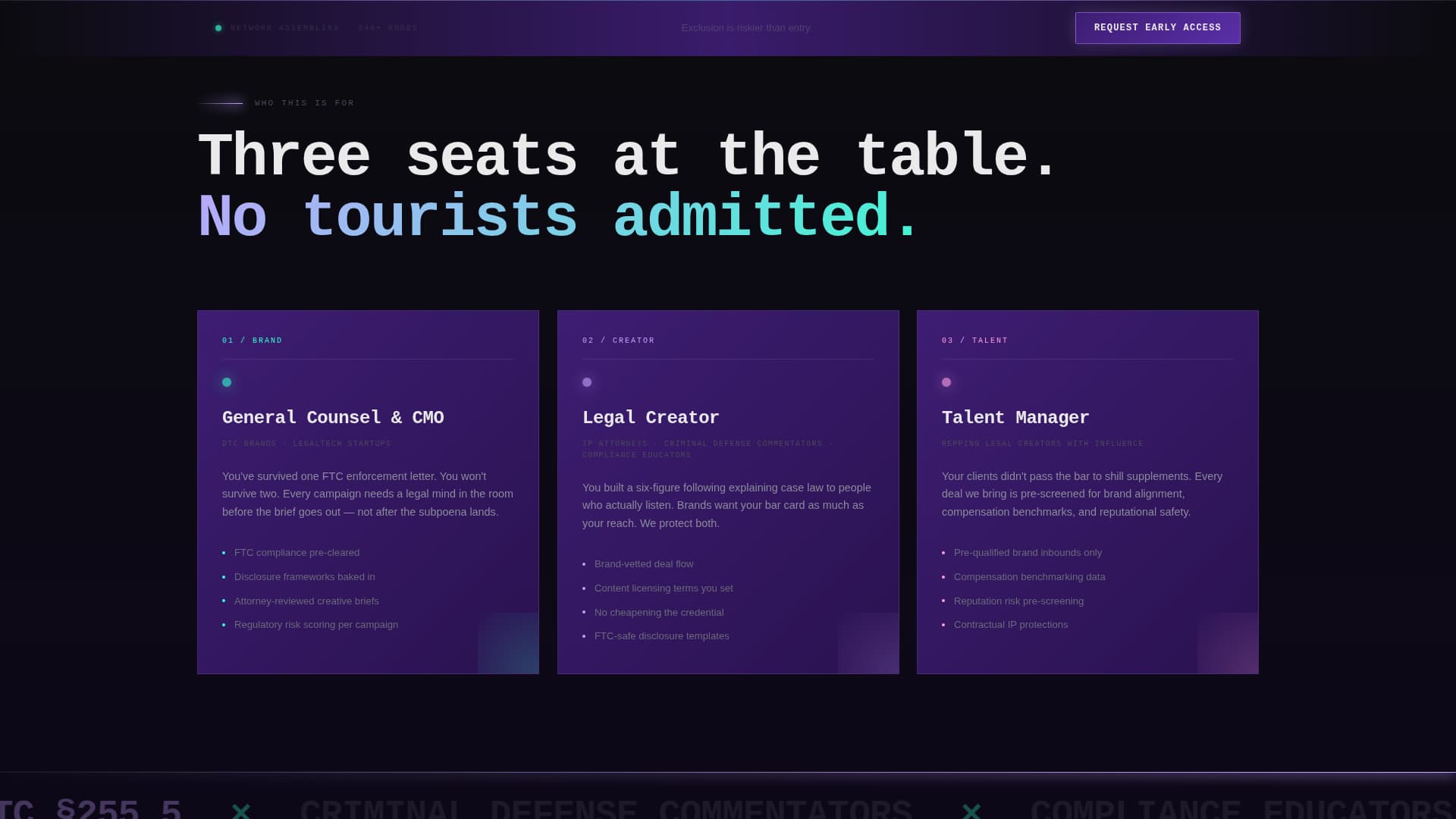 Litigate - Authoritative Legalinfluencer Landing Page Template