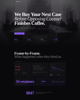 Legal Marketing & Agency Pre-Launch Website Template