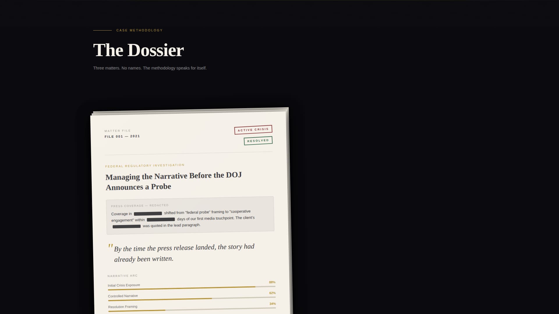 Counsel - Authoritative Legal PR Landing Page Template