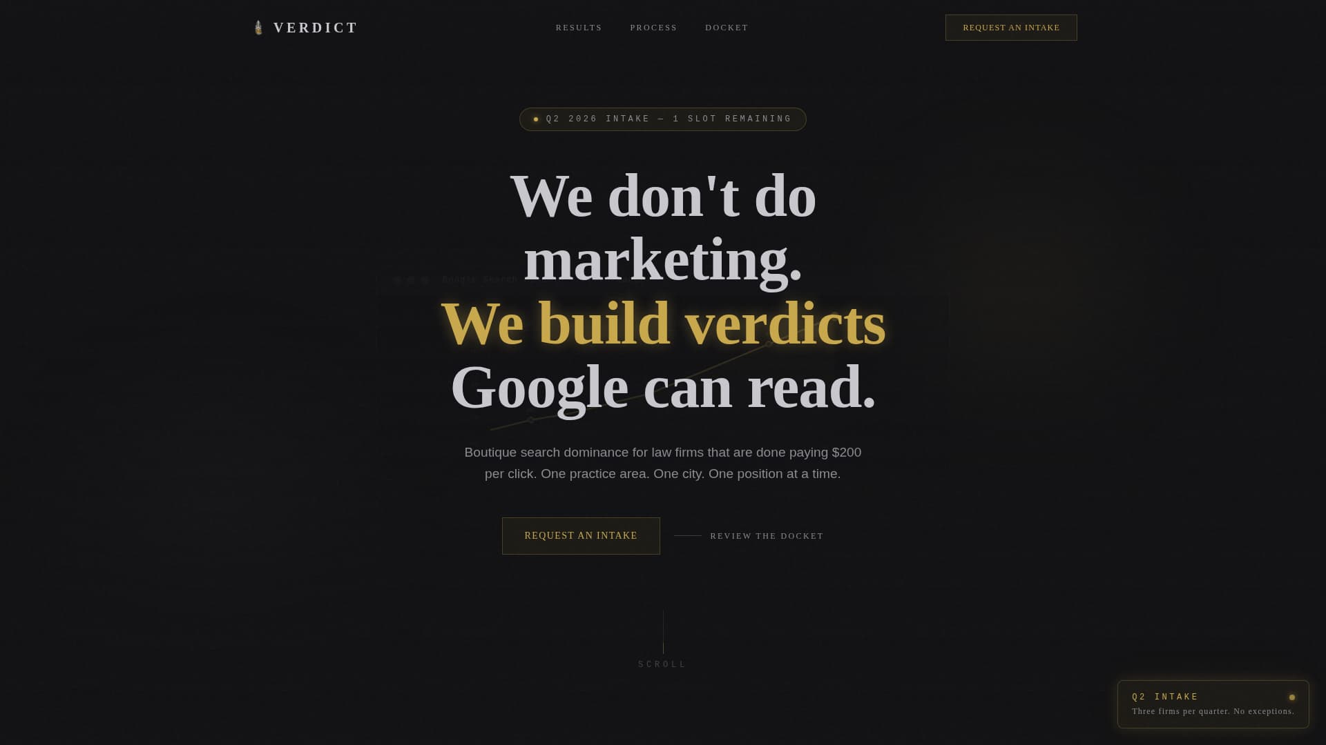 Legal Marketing & Agency Specialist Pre-Launch Website Template