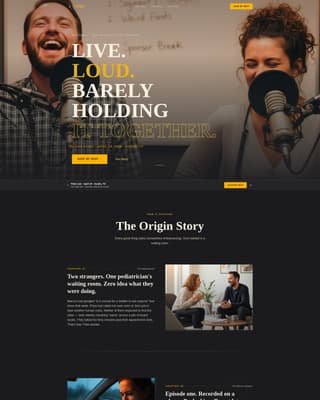Tribe - Electrifying Parenting Landing Page Template