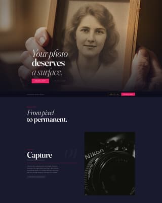 Printhaus - Stunning Photoprinting Landing Page Template