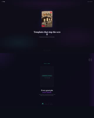 Pin - Scrollstopping Pinterest Landing Page Template