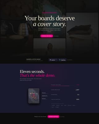 Board — Viral Social Media Sharing Landing Page Template