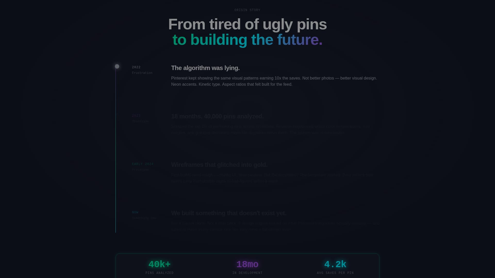 Pinboard - Scrollstopping Pinterest Landing Page Template