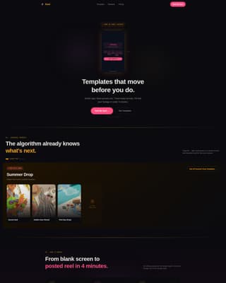 Reel - Scrollstopping Pinterest Landing Page Template