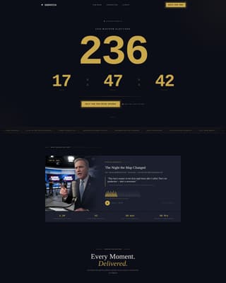 Dispatch - Authoritative Political Landing Page Template